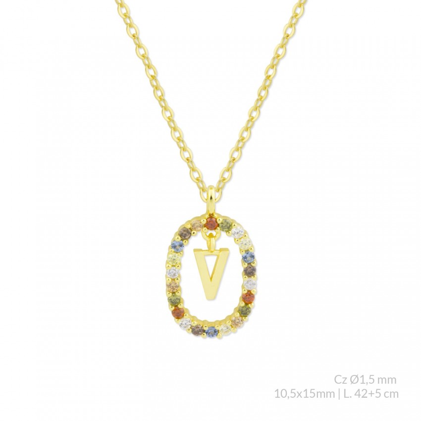 Gargantilla de Plata de Ley | V