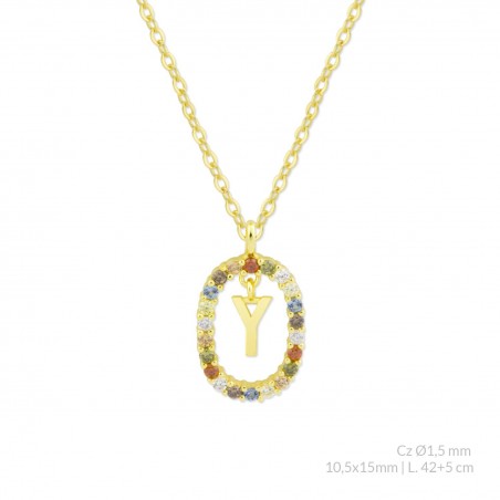 Gargantilla de Plata de Ley | Y