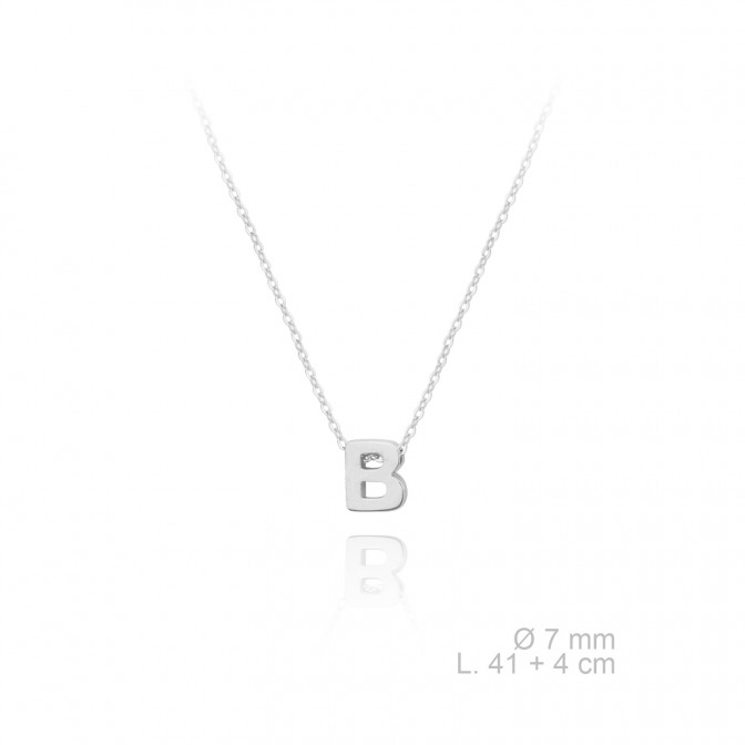 Gargantilla de Plata de Ley | B