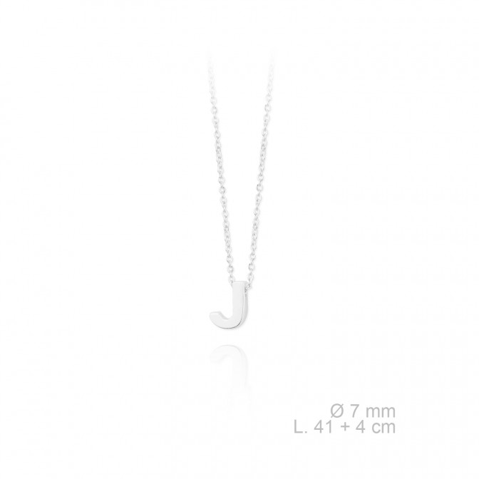 Gargantilla de Plata de Ley | J