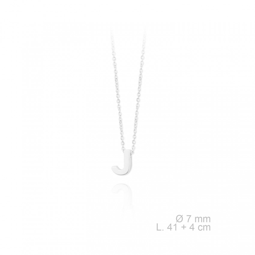 Gargantilla de Plata de Ley | J