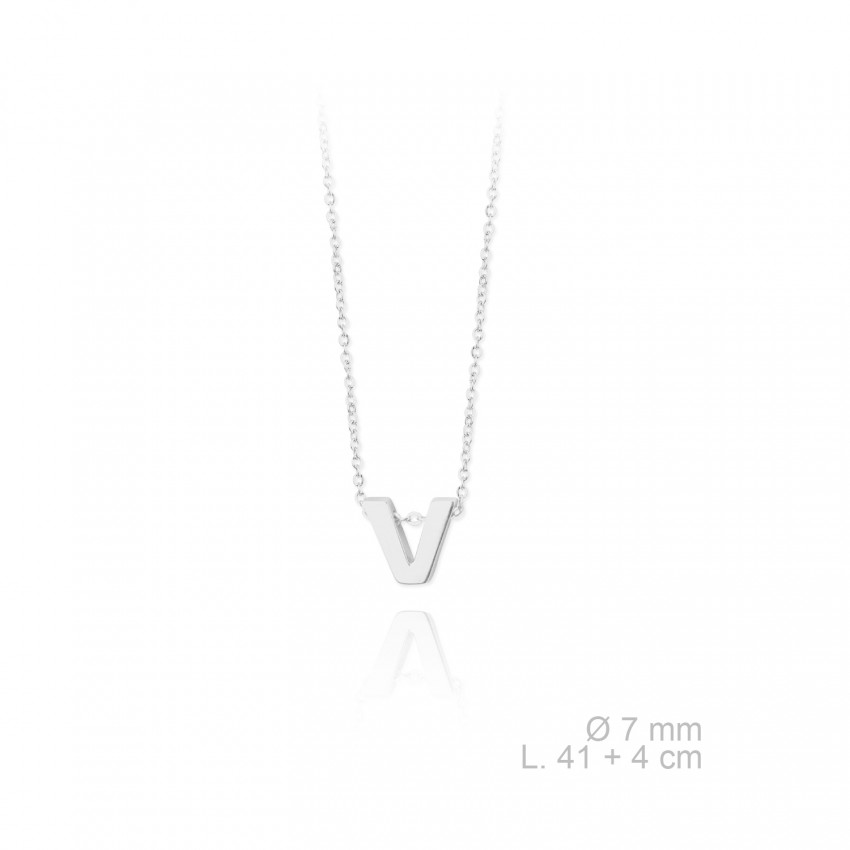 Gargantilla de Plata de Ley | V