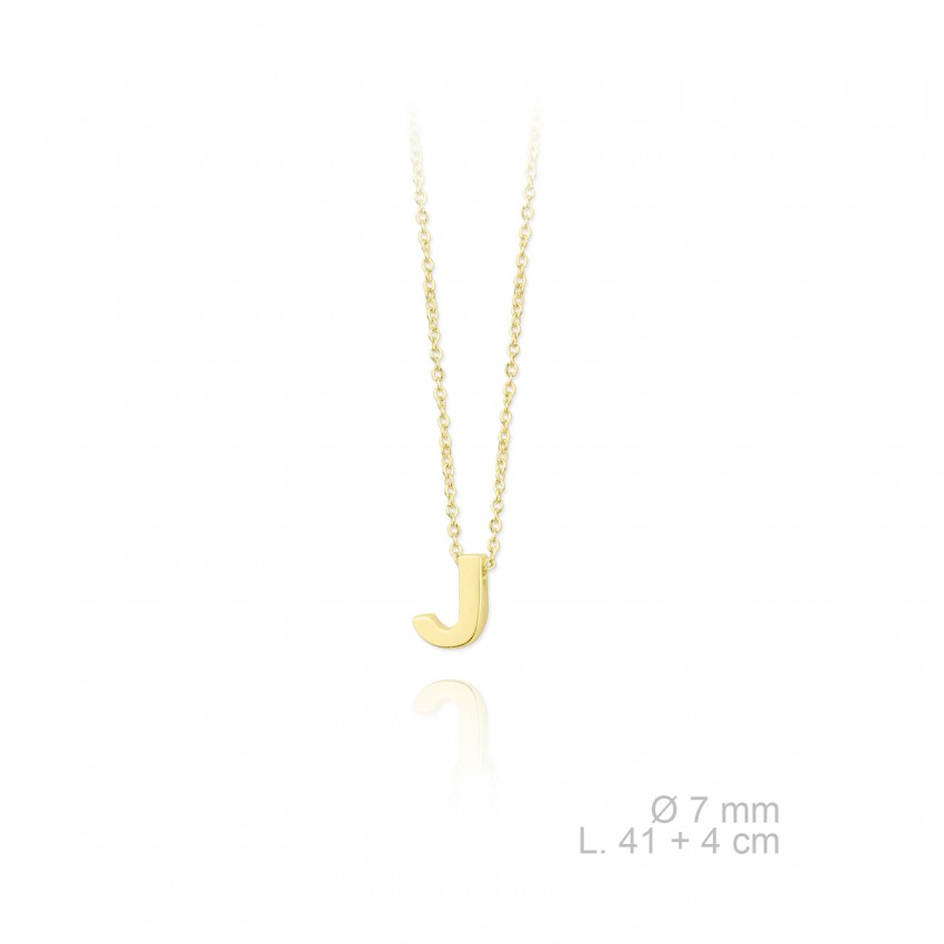 Gargantilla de Plata de Ley | J