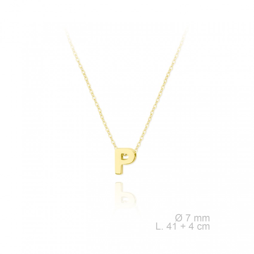 Gargantilla de Plata de Ley | P