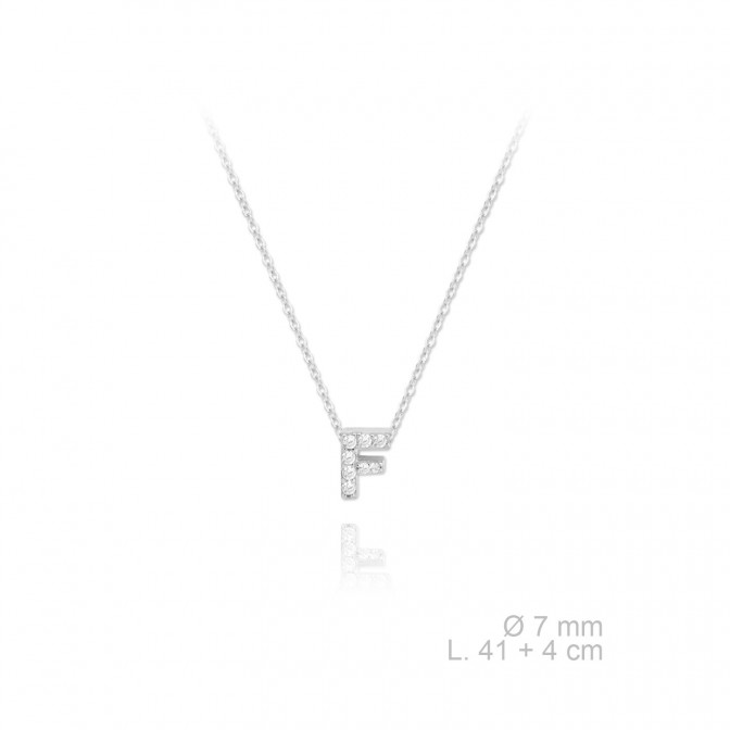 Gargantilla de Plata de Ley | F