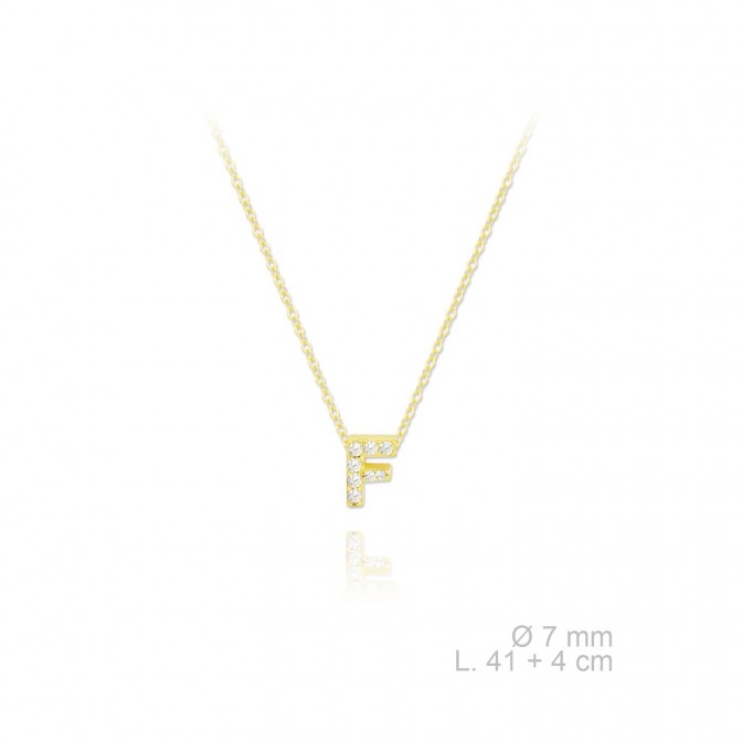 Gargantilla de Plata de Ley | F