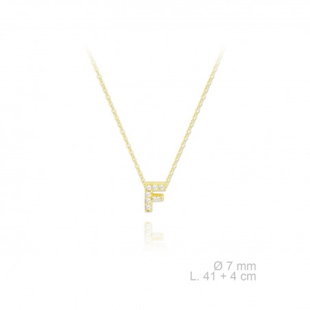 Gargantilla de Plata de Ley | F