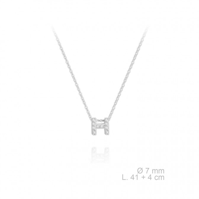 Gargantilla de Plata de Ley | H