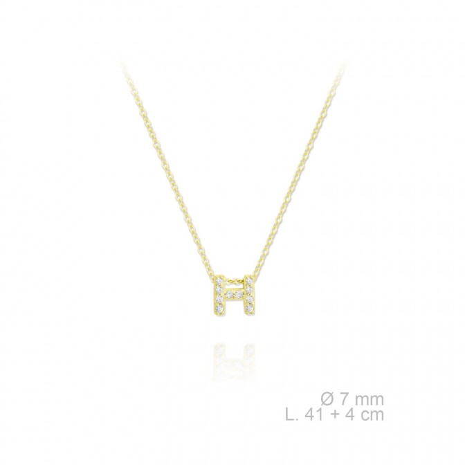 Gargantilla de Plata de Ley | H