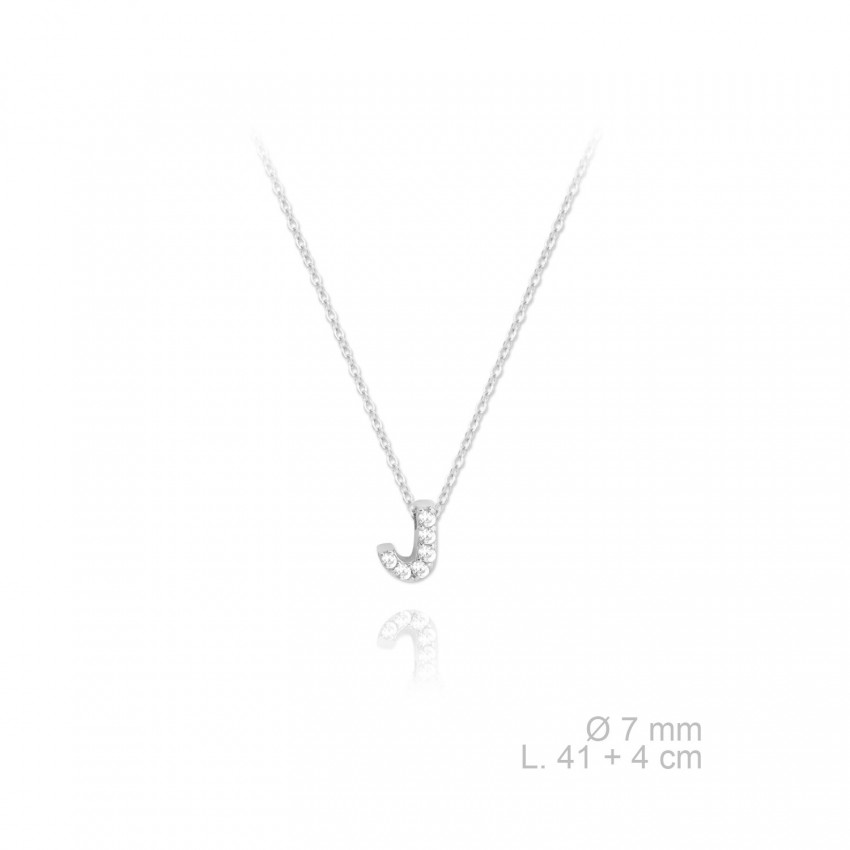 Gargantilla de Plata de Ley | J