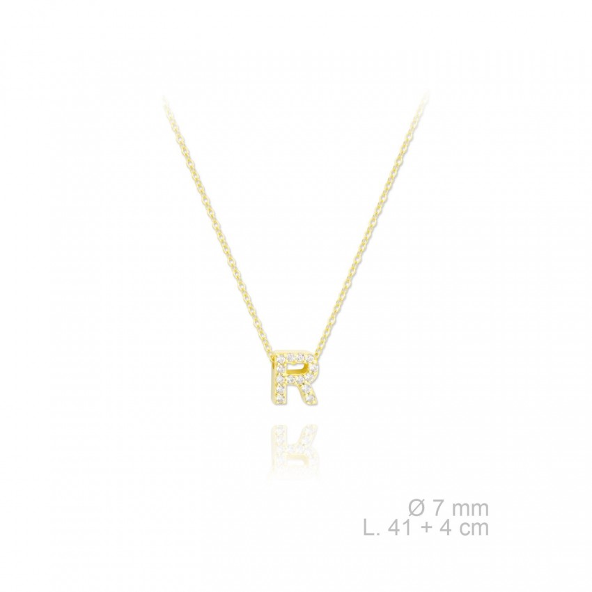 Gargantilla de Plata de Ley | R