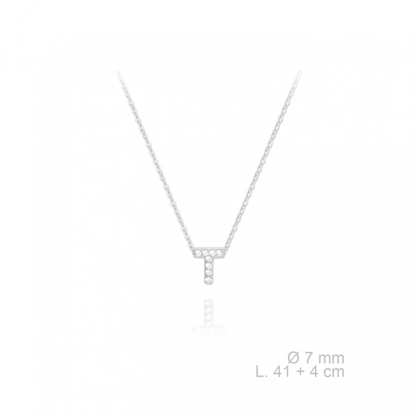 Gargantilla de Plata de Ley | T