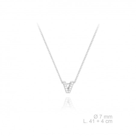 Gargantilla de Plata de Ley | V