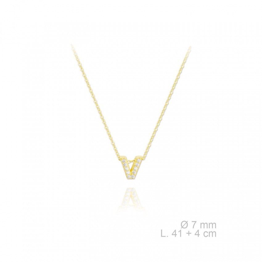 Gargantilla de Plata de Ley | V