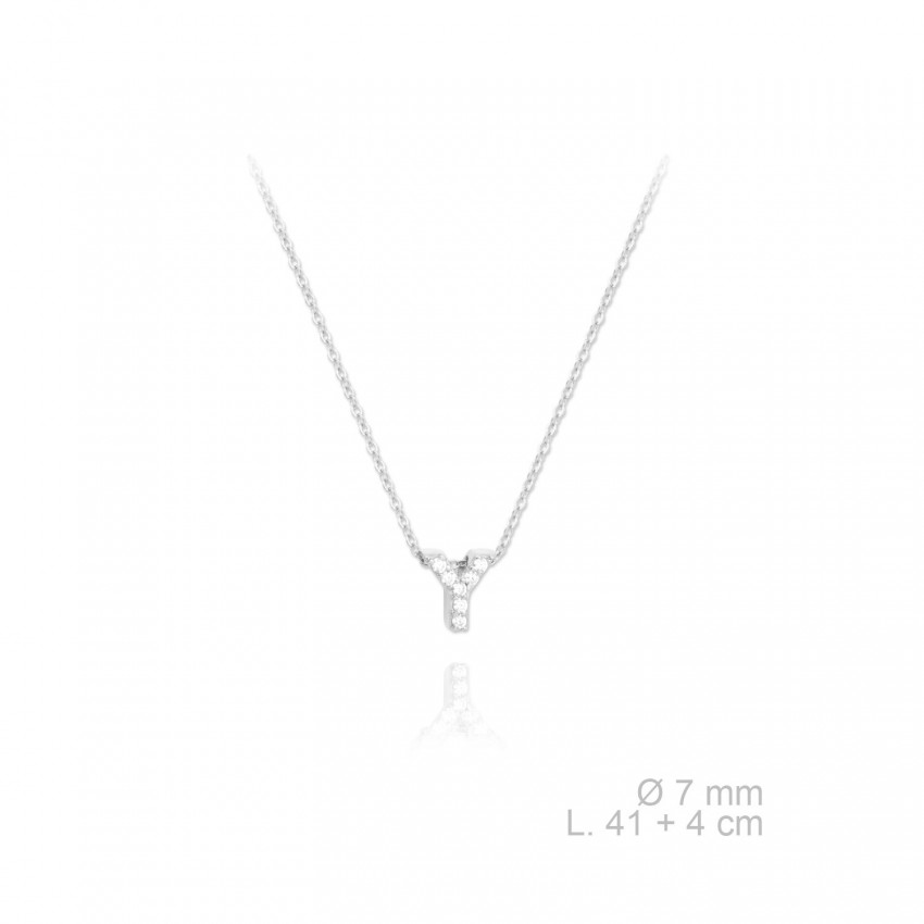 Gargantilla de Plata de Ley | Y
