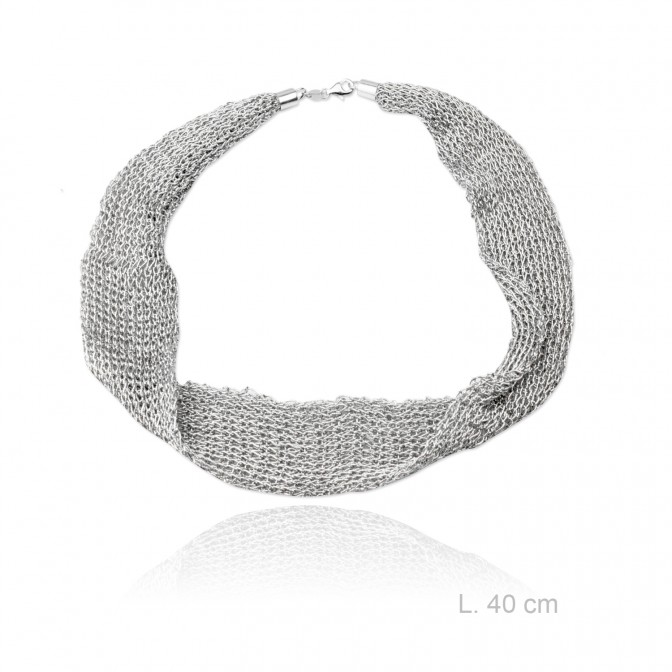 Gargantilla de multihilo, longitud 40 cm