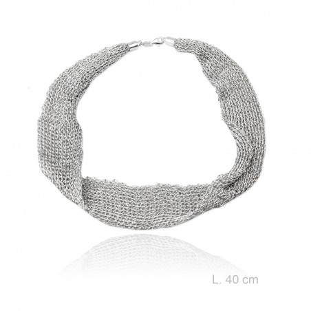 Gargantilla de multihilo, longitud 40 cm