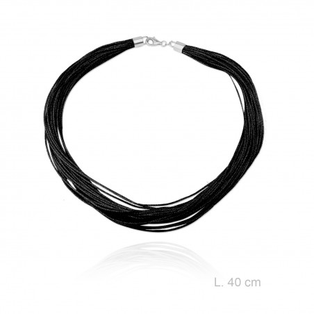 Gargantilla de Multihilo, longitud: 40 cm
