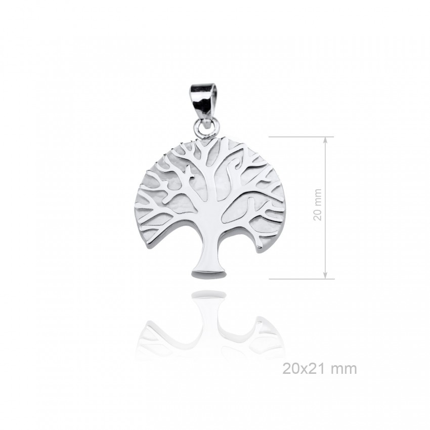 Colgante de Plata de Ley y nácar