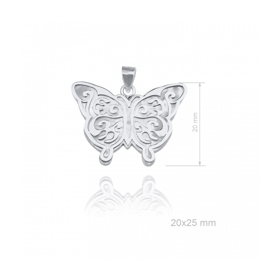 Colgante de Plata de Ley y nácar