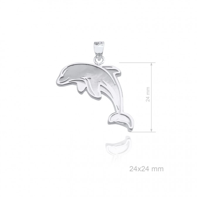 Colgante de Plata de Ley y nácar