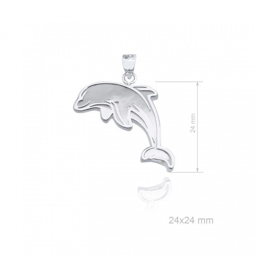 Colgante de Plata de Ley y nácar