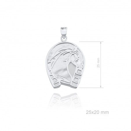 Colgante de Plata de Ley y nácar