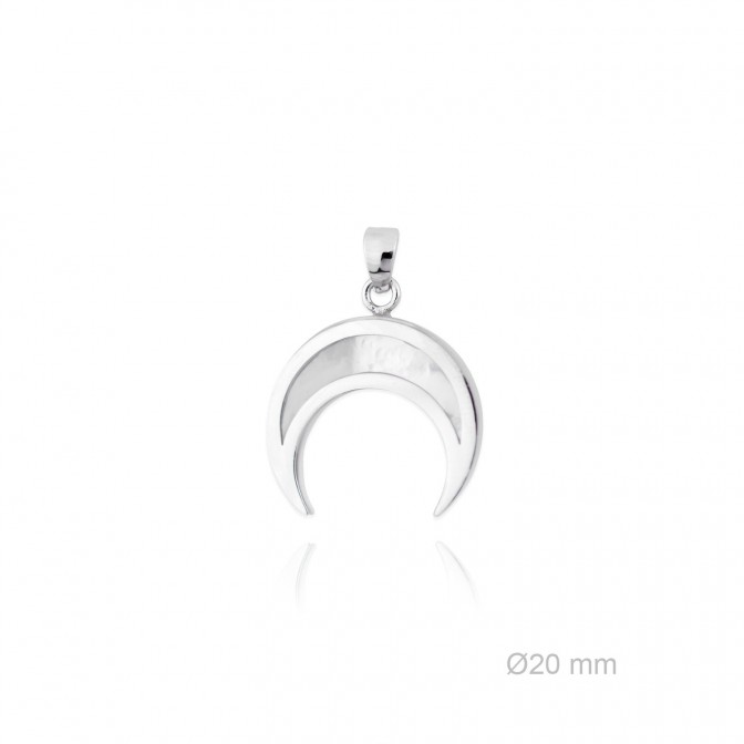 Colgante de Plata de Ley y nácar