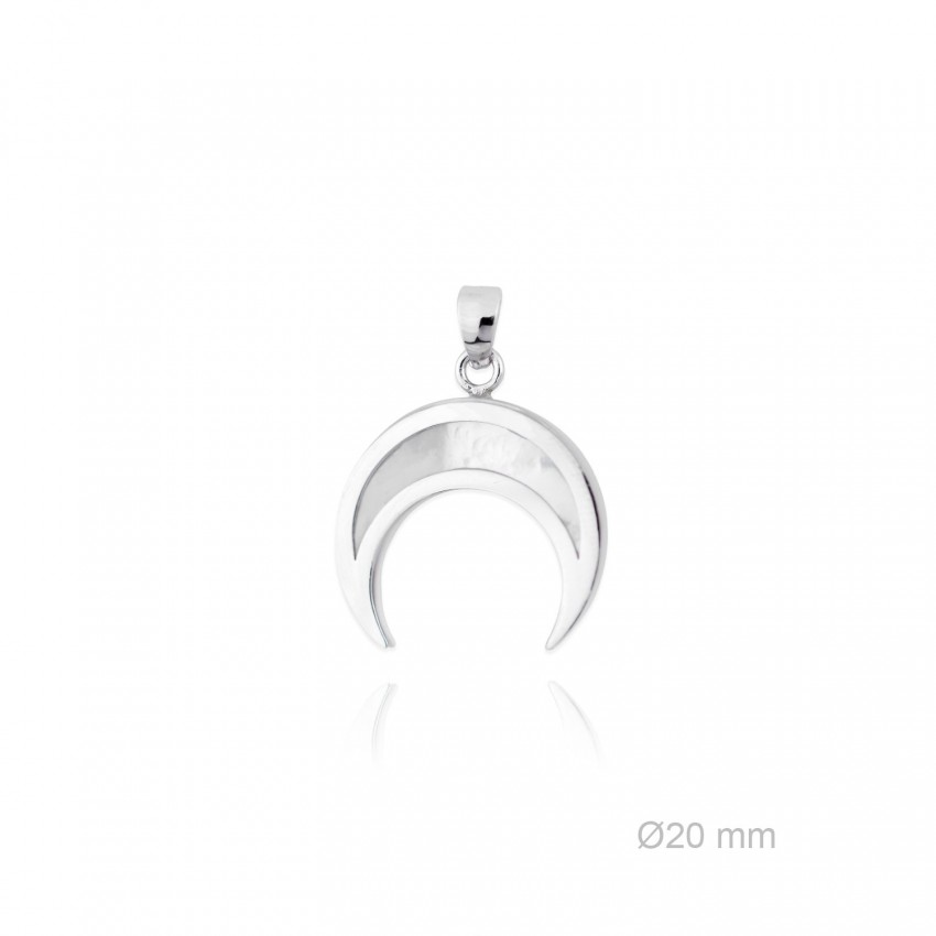 Colgante de Plata de Ley y nácar