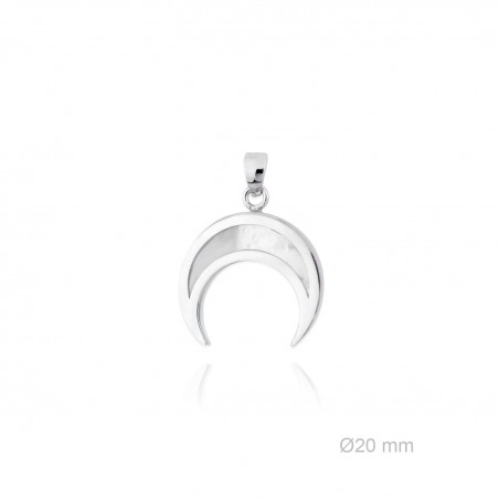 Colgante de Plata de Ley y nácar