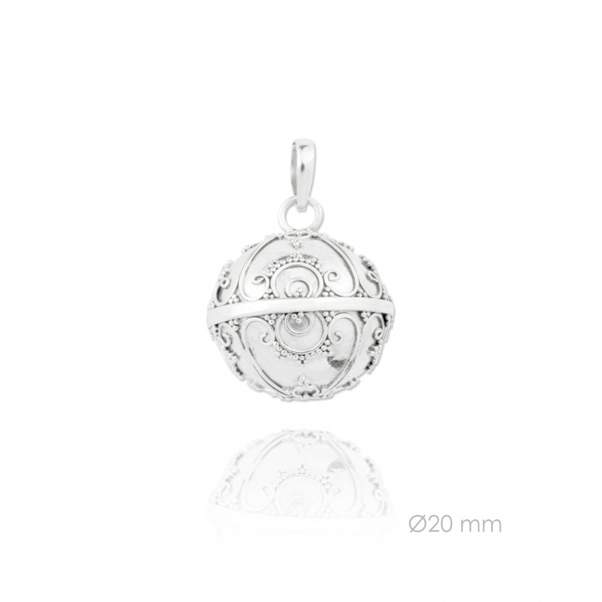 Llamador de Ángel de Plata de Ley