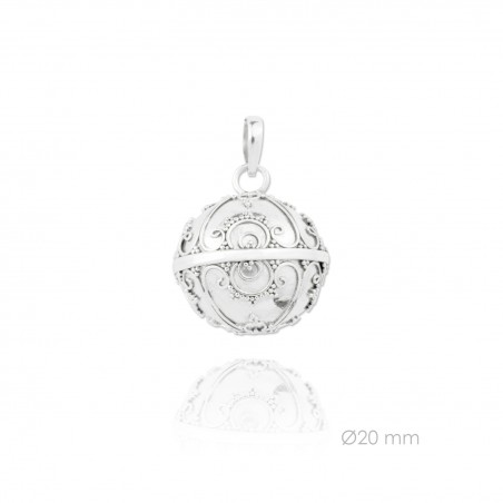 Llamador de Ángel de Plata de Ley