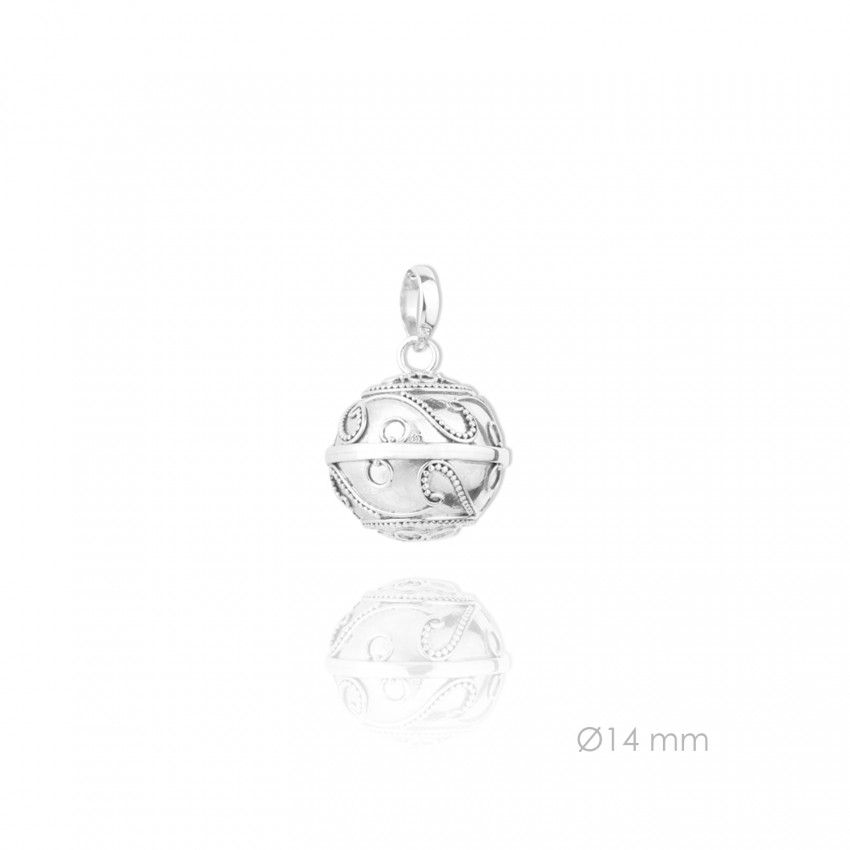 Llamador de Ángel de Plata de Ley