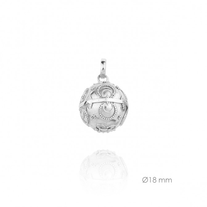 Llamador de Ángel de Plata de Ley