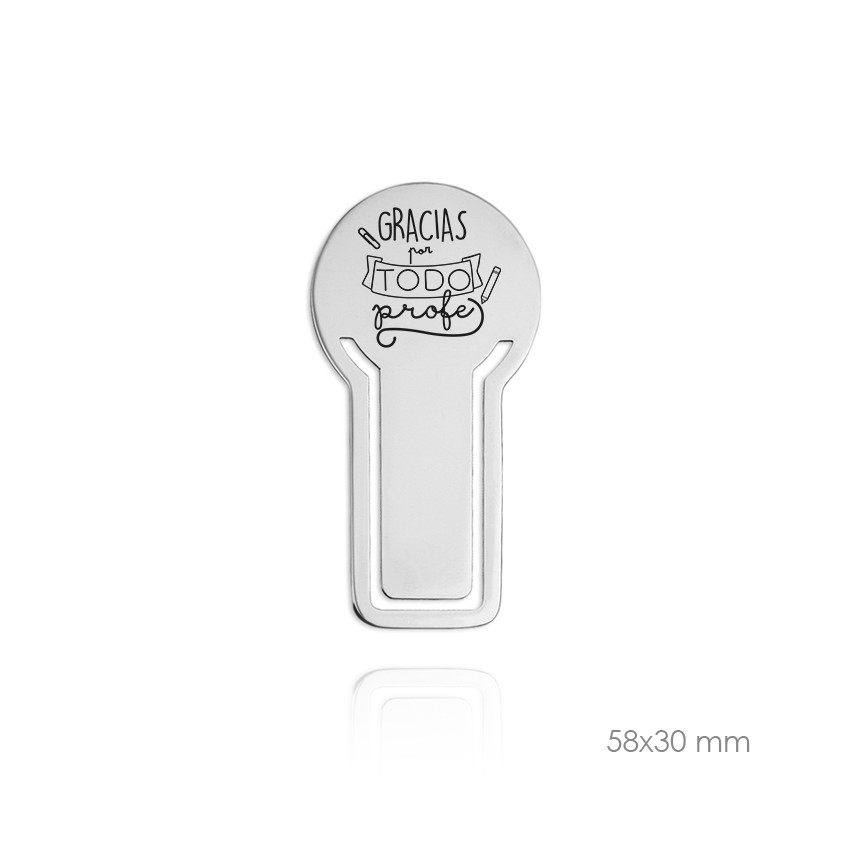 Marcapáginas de Acero