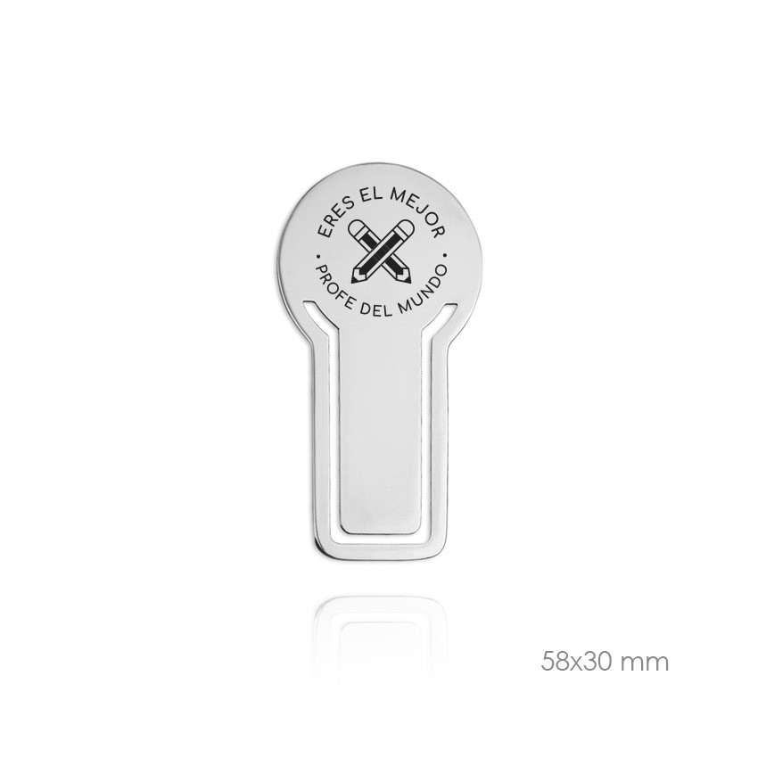 Marcapáginas de Acero