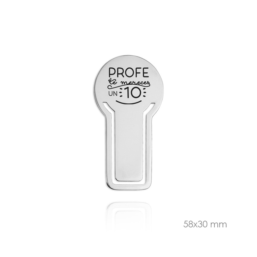 Marcapáginas de Acero