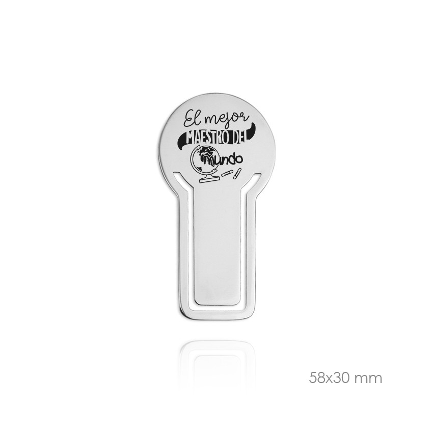 Marcapáginas de Acero