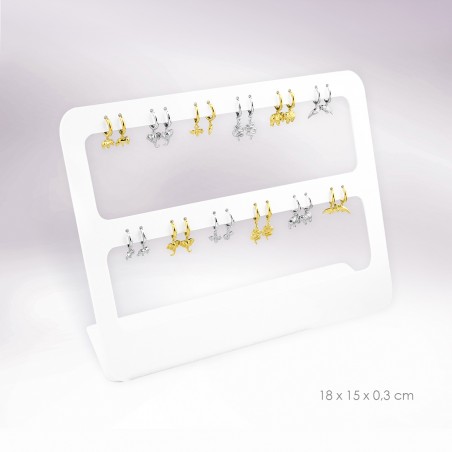 Expositor - 12 pares de pendientes