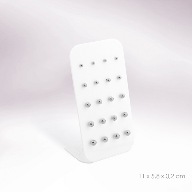 Expositor - 10 pares de pendientes (cierre de rosca)