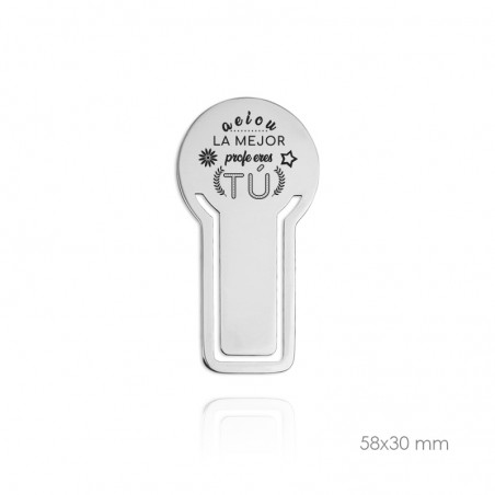 Marcapáginas de Acero