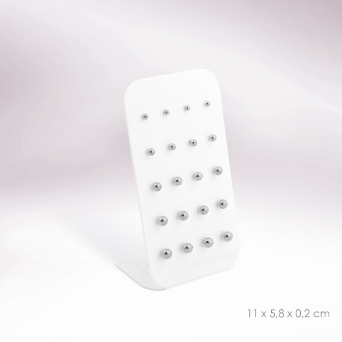 Expositor - 10 pares de pendientes (cierre presión)