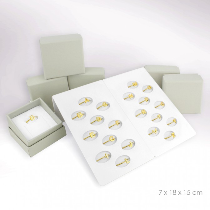 Expositor - 20 sortijas (incluye 2 bases)