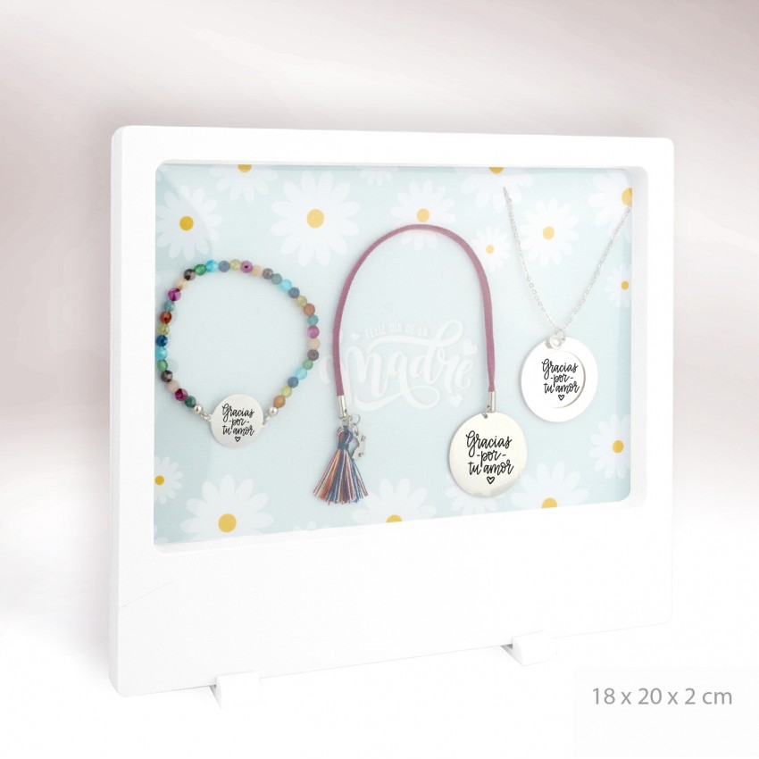 Pack Día del la Madre - Gargantilla, pulsera y marcapáginas