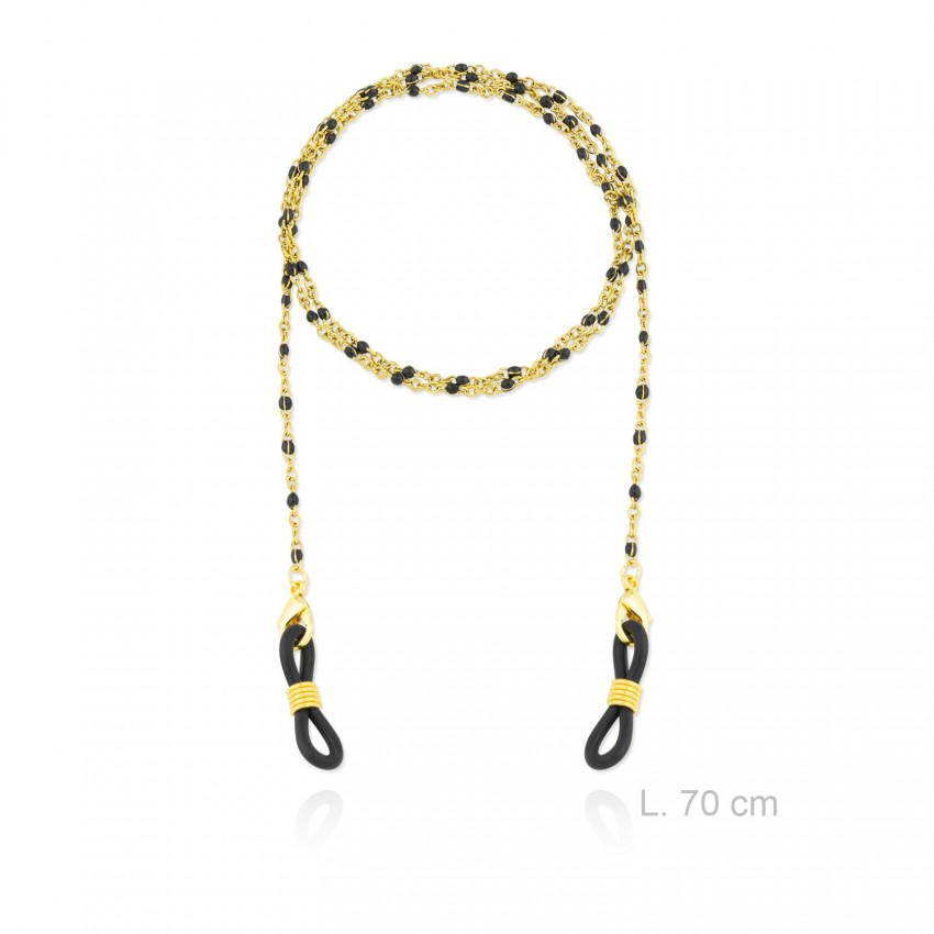 Cadena de latón con chapado en oro de alta duración para Gafas / Mascarilla