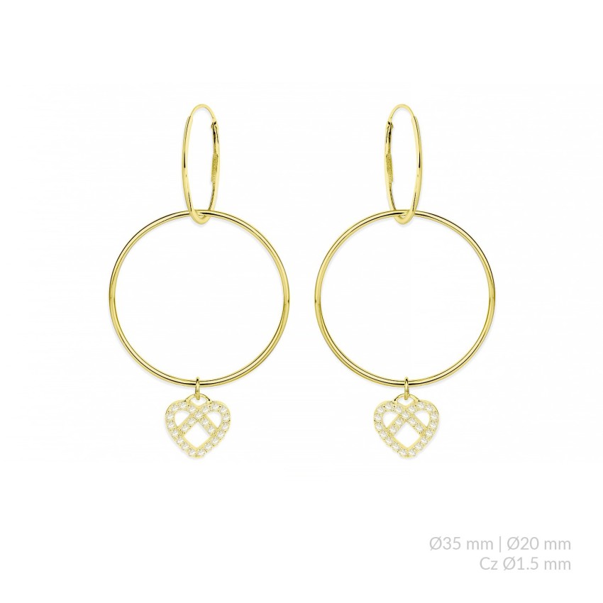 Pendientes de Plata de Ley