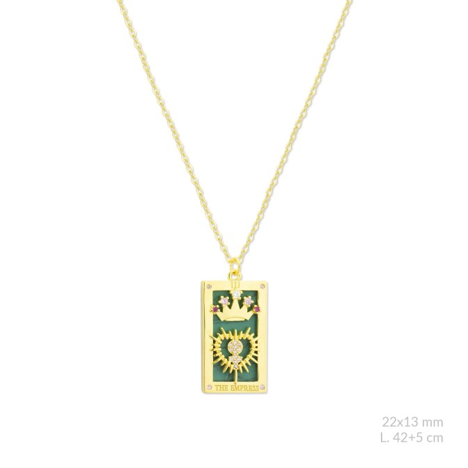 Gargantilla de Plata de Ley con circonitas