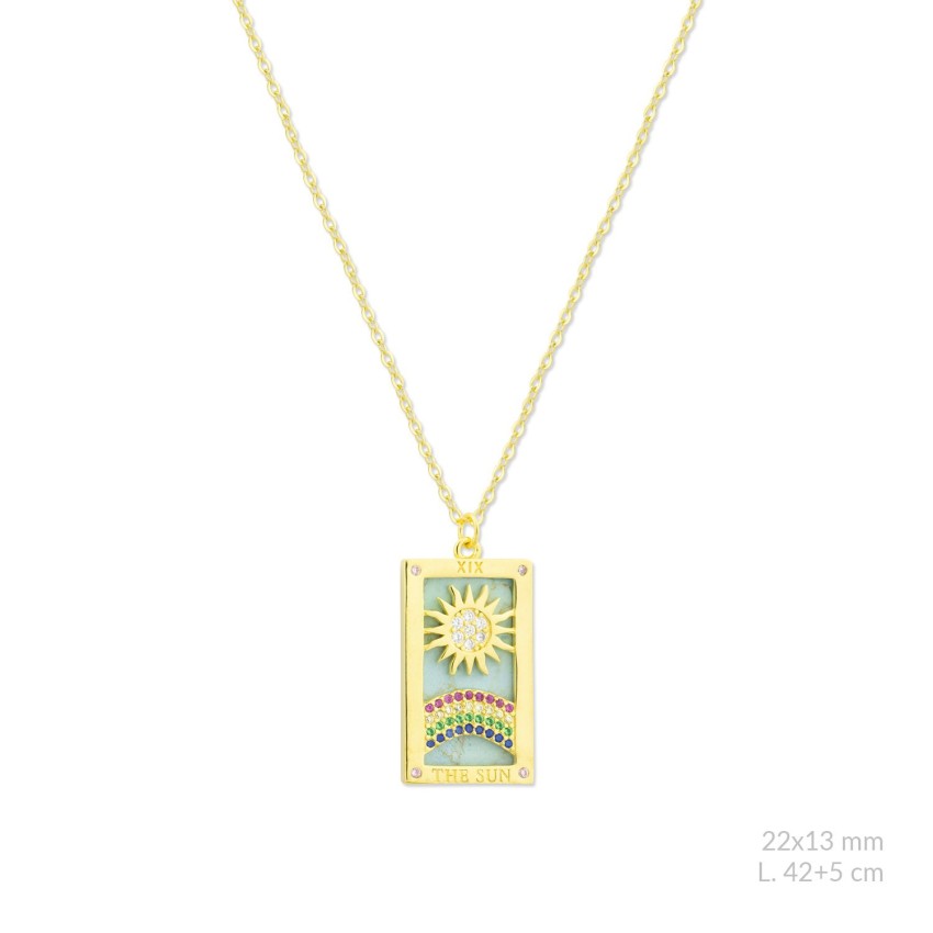 Gargantilla de Plata de Ley con circonitas