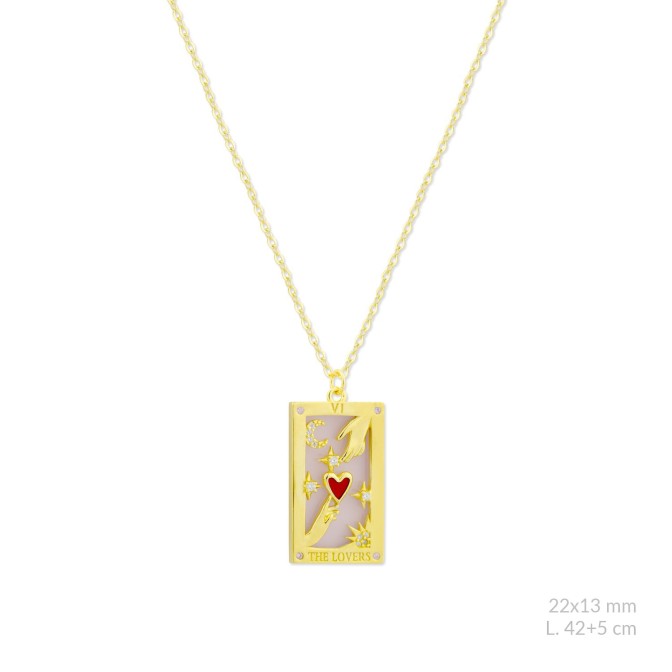 Gargantilla de Plata de Ley con circonitas