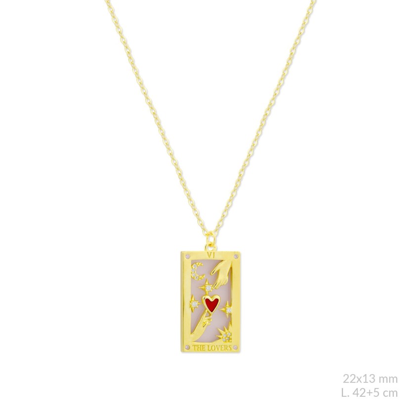 Gargantilla de Plata de Ley con circonitas